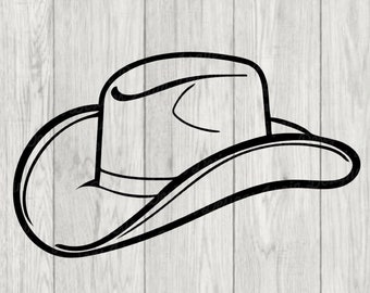 Detail Silhouette Cowboy Hat Clipart Nomer 42