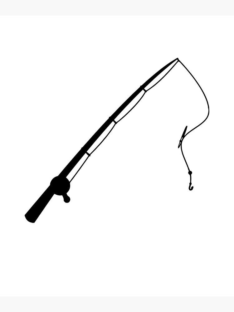 Silhouette Fishing Pole - KibrisPDR