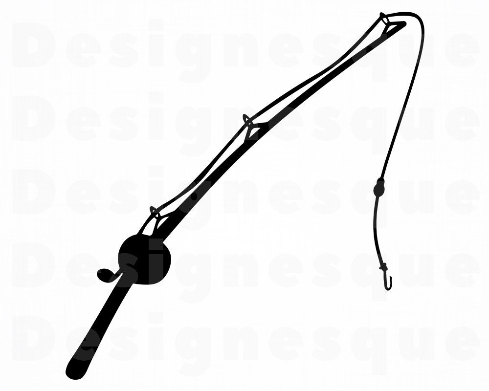 Detail Silhouette Fishing Pole Nomer 11