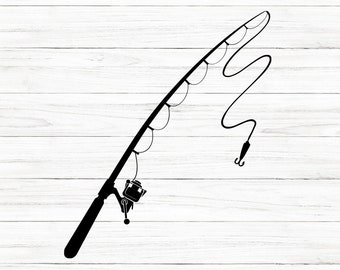 Detail Silhouette Fishing Pole Nomer 15