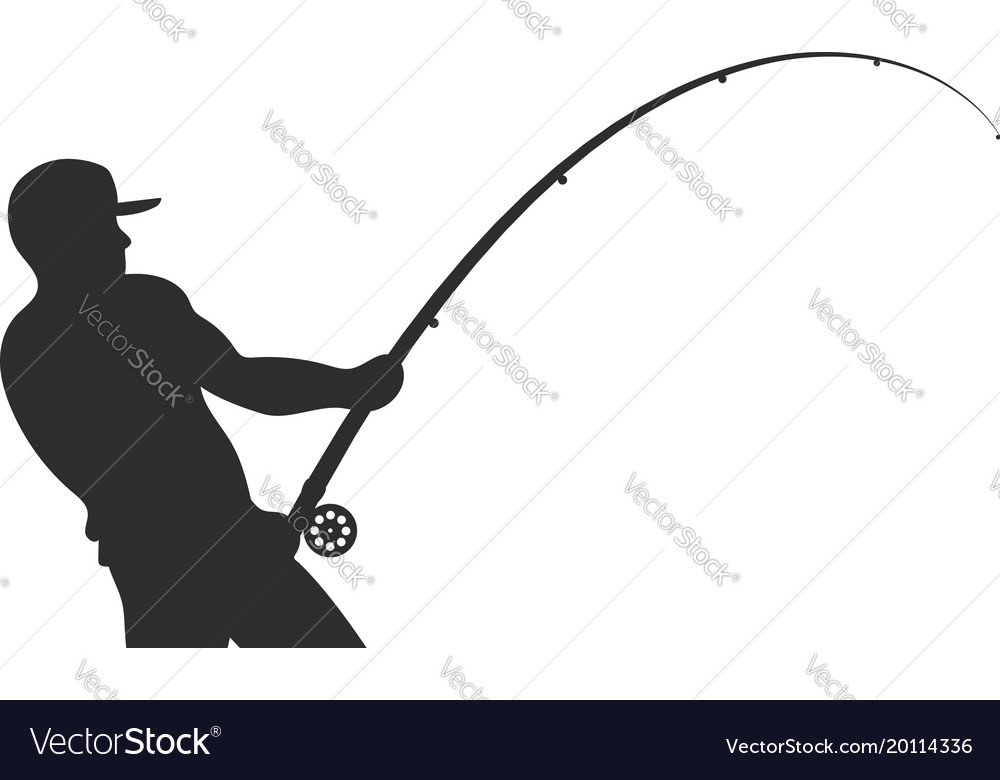 Detail Silhouette Fishing Pole Nomer 17