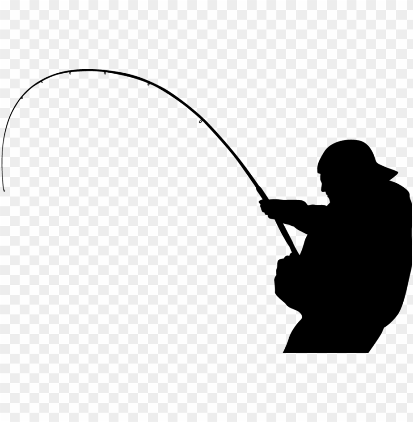 Detail Silhouette Fishing Pole Nomer 18