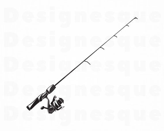 Detail Silhouette Fishing Pole Nomer 20