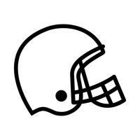 Detail Silhouette Football Helmet Clipart Nomer 10