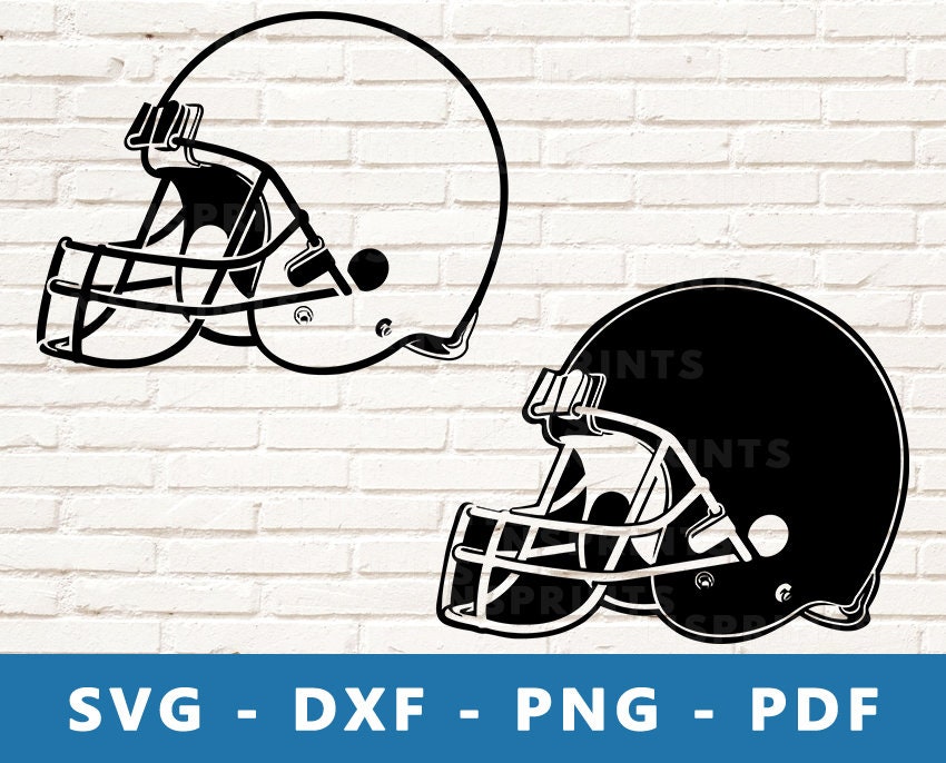 Detail Silhouette Football Helmet Clipart Nomer 17