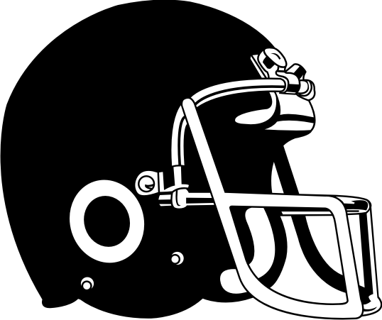 Detail Silhouette Football Helmet Clipart Nomer 19