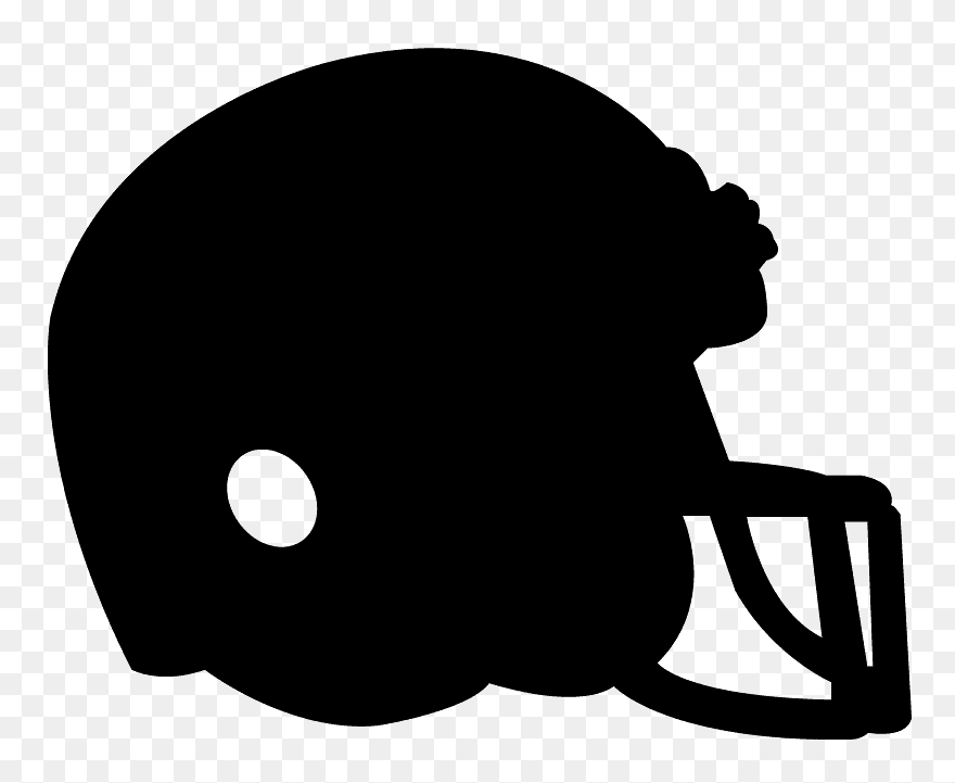 Detail Silhouette Football Helmet Clipart Nomer 31