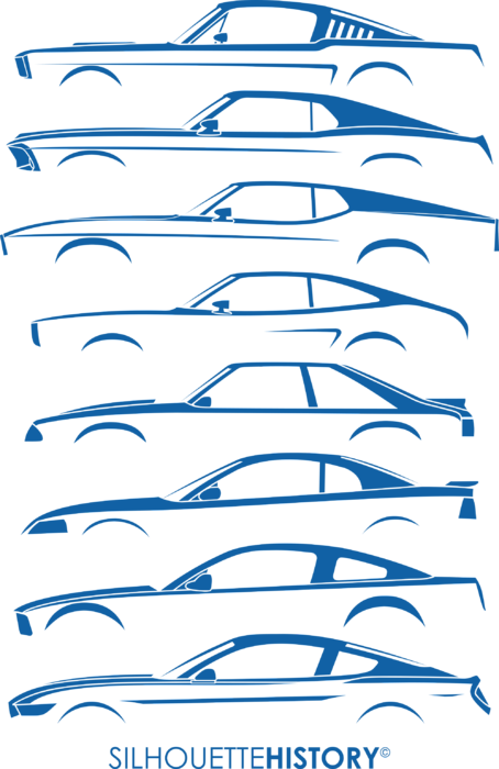 Detail Silhouette Ford Mustang Clipart Nomer 27