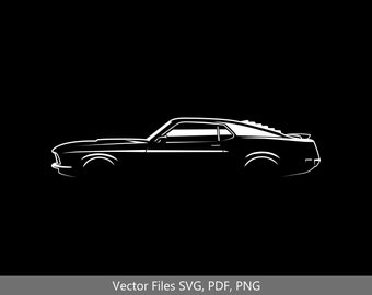 Detail Silhouette Ford Mustang Clipart Nomer 29