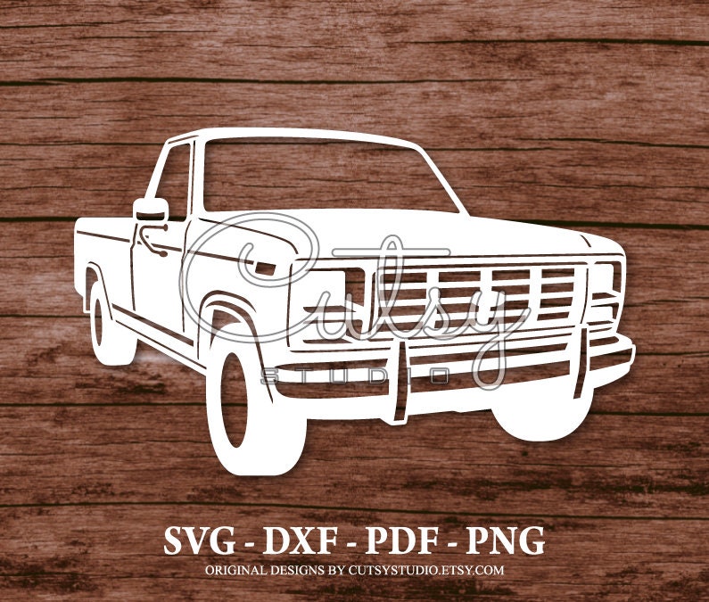 Detail Silhouette Ford Truck Clipart Nomer 25