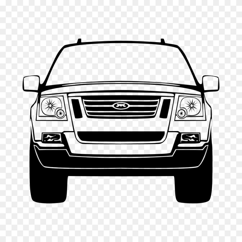 Detail Silhouette Ford Truck Clipart Nomer 27