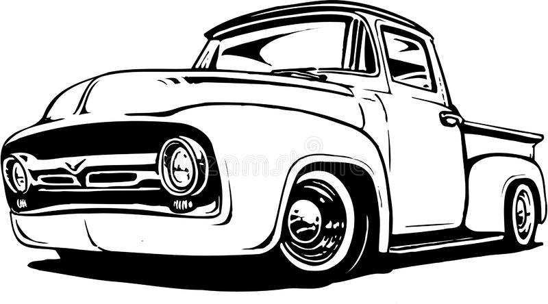 Detail Silhouette Ford Truck Clipart Nomer 4