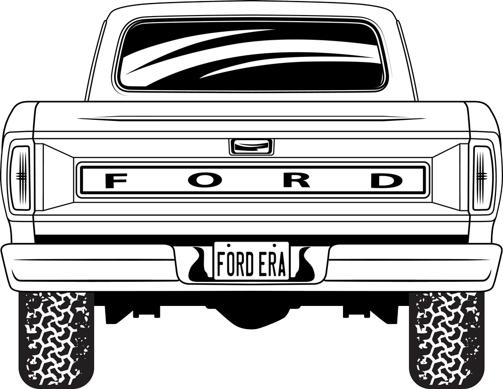 Detail Silhouette Ford Truck Clipart Nomer 6