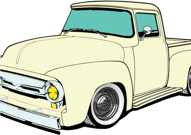 Detail Silhouette Ford Truck Clipart Nomer 46