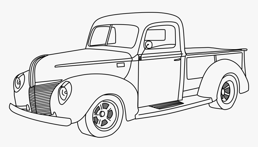 Detail Silhouette Ford Truck Clipart Nomer 47