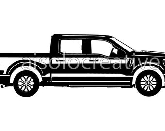 Detail Silhouette Ford Truck Clipart Nomer 51