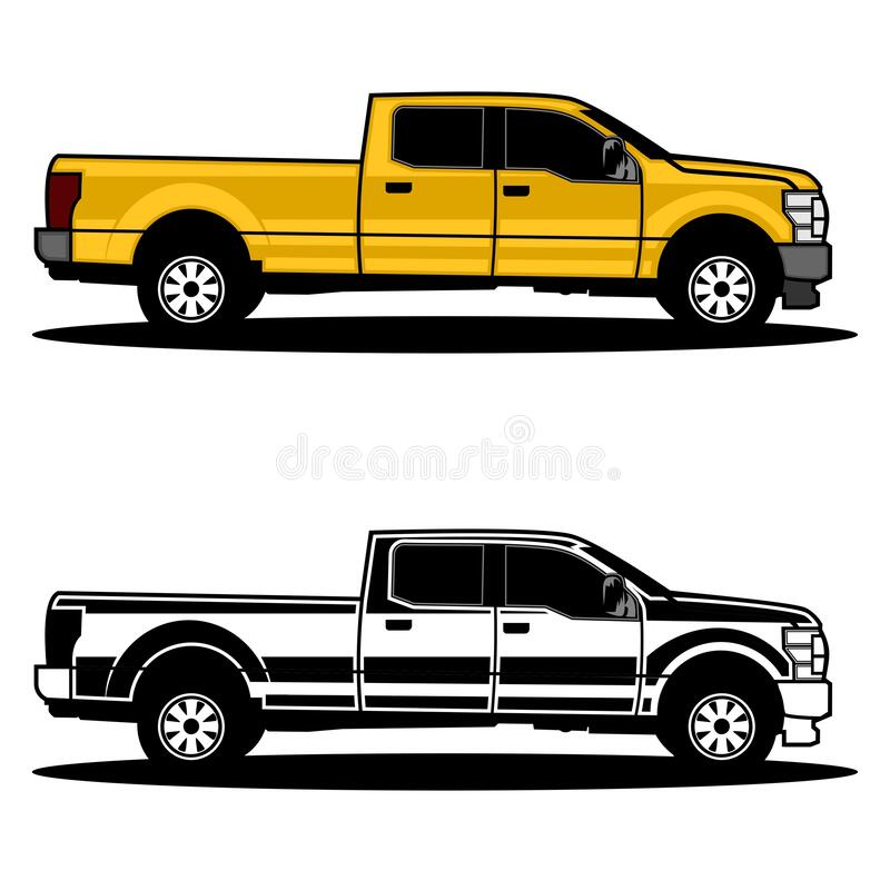 Detail Silhouette Ford Truck Clipart Nomer 54