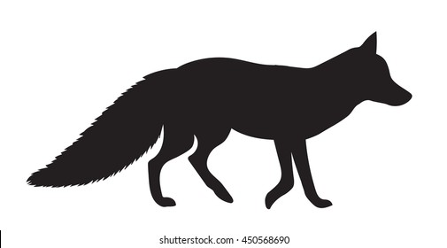 Detail Silhouette Fox Clipart Nomer 9