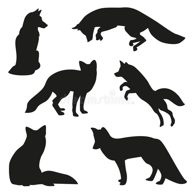 Detail Silhouette Fox Clipart Nomer 12