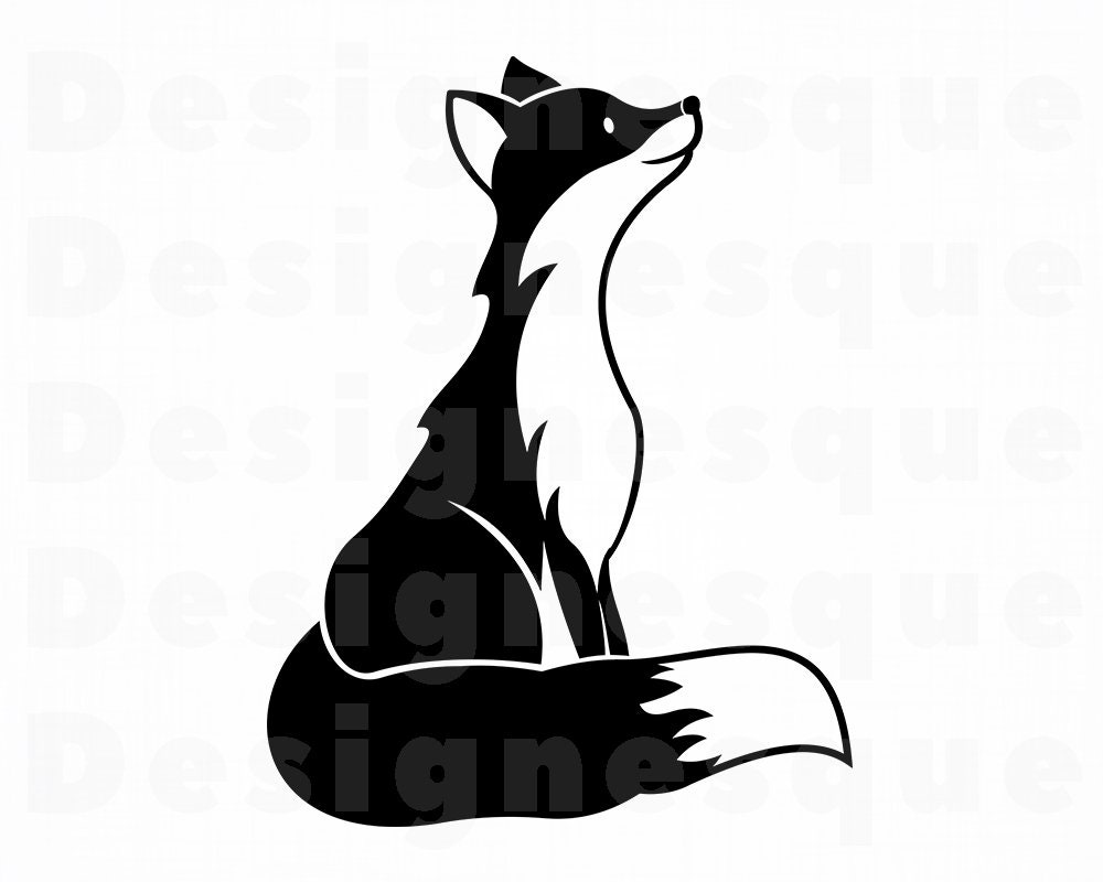 Detail Silhouette Fox Clipart Nomer 35