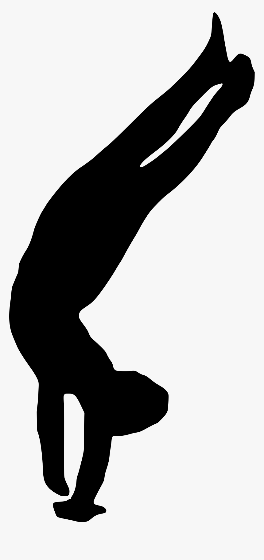 Detail Silhouette Gymnastics Clipart Nomer 33