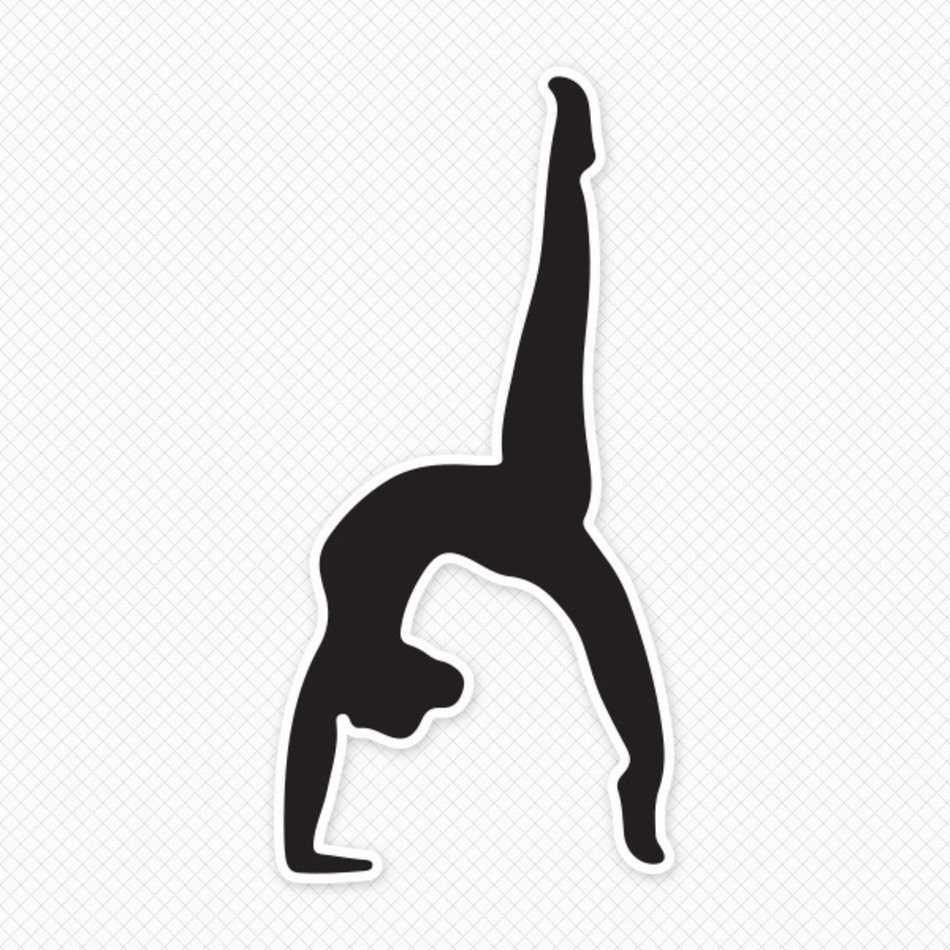 Detail Silhouette Gymnastics Clipart Nomer 38