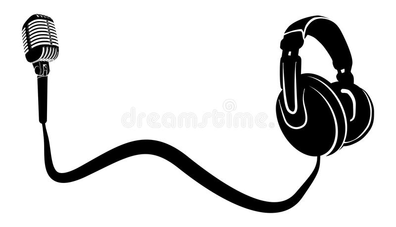 Detail Silhouette Headphones Clipart Nomer 26