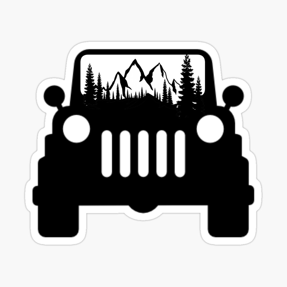 Detail Silhouette Jeep Clipart Nomer 11