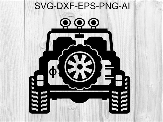 Detail Silhouette Jeep Clipart Nomer 25