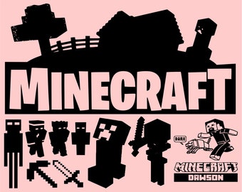 Detail Silhouette Minecraft Clipart Nomer 50