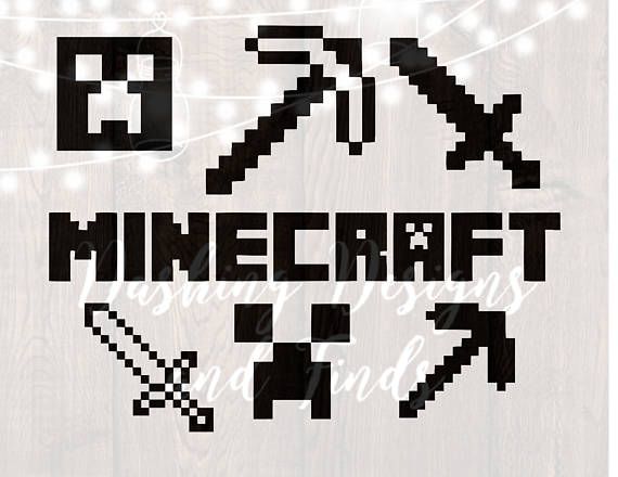 Download Silhouette Minecraft Clipart Nomer 7