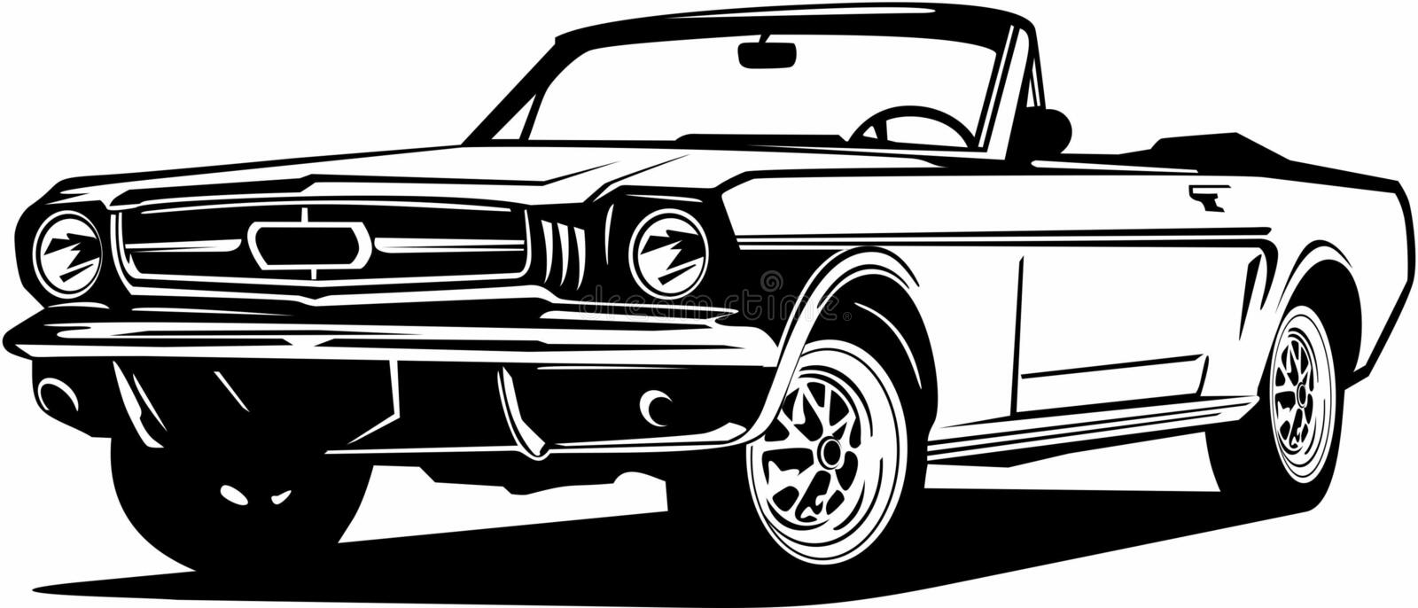 Detail Silhouette Mustang Car Clipart Nomer 39