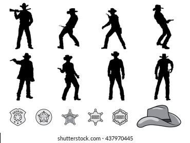 Detail Silhouette Of Cowboy Nomer 13