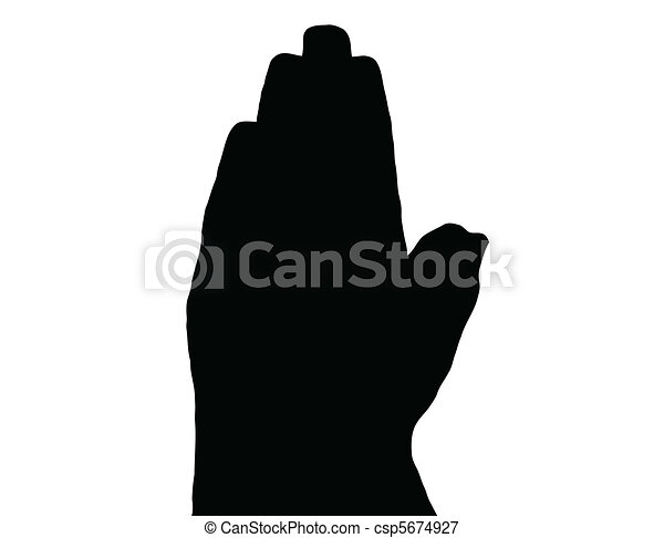 Detail Silhouette Of Praying Hands Nomer 40