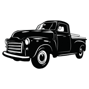 Detail Silhouette Pickup Truck Clipart Nomer 39