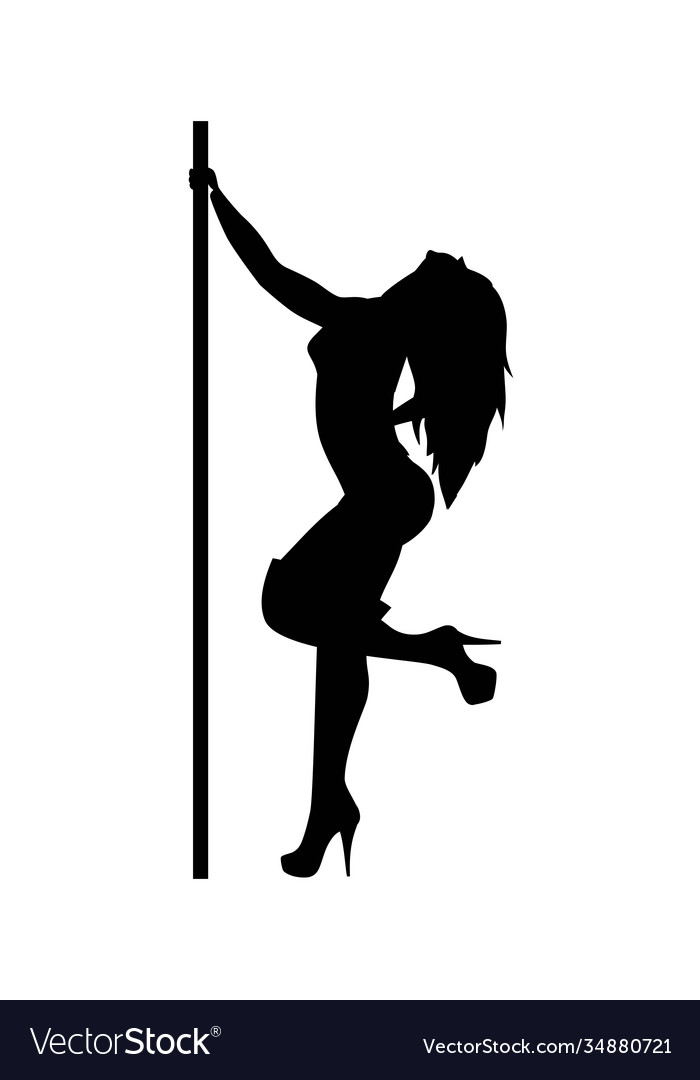 Detail Silhouette Pole Dancer Nomer 24