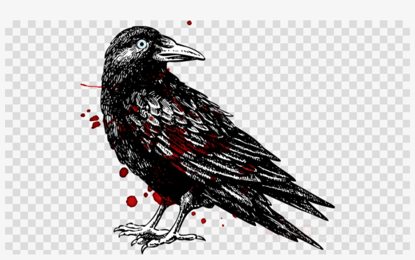 Detail Silhouette Raven Clipart Nomer 31