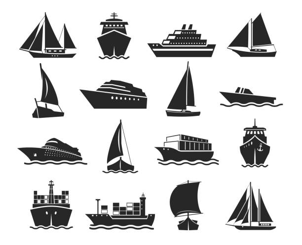 Detail Silhouette Sailboat Clipart Nomer 16
