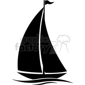 Detail Silhouette Sailboat Clipart Nomer 23