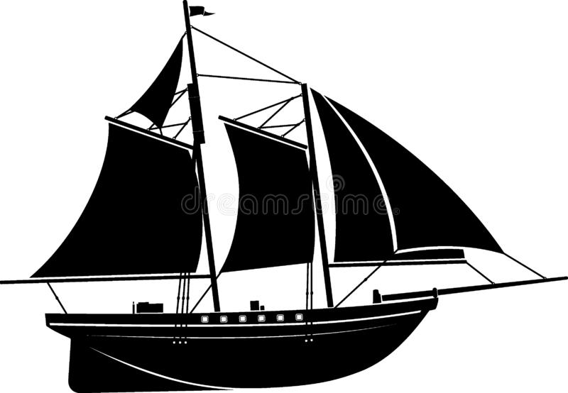 Detail Silhouette Sailboat Clipart Nomer 33