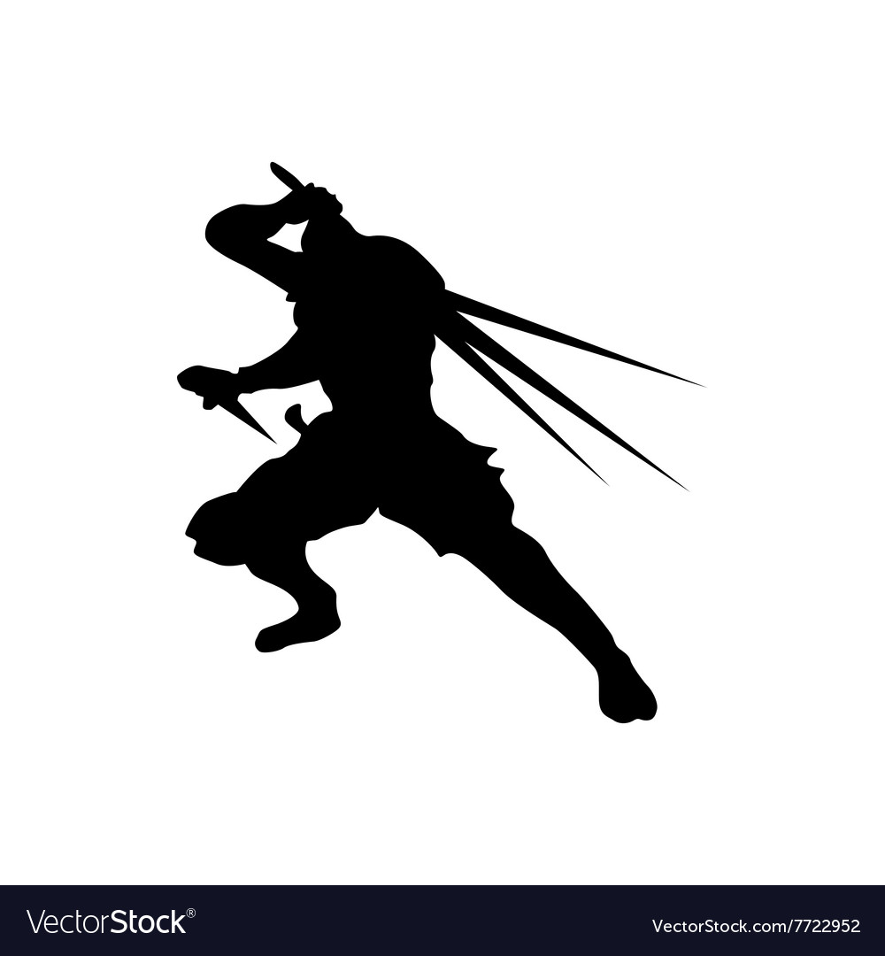 Detail Silhouette Samurai Png Nomer 48