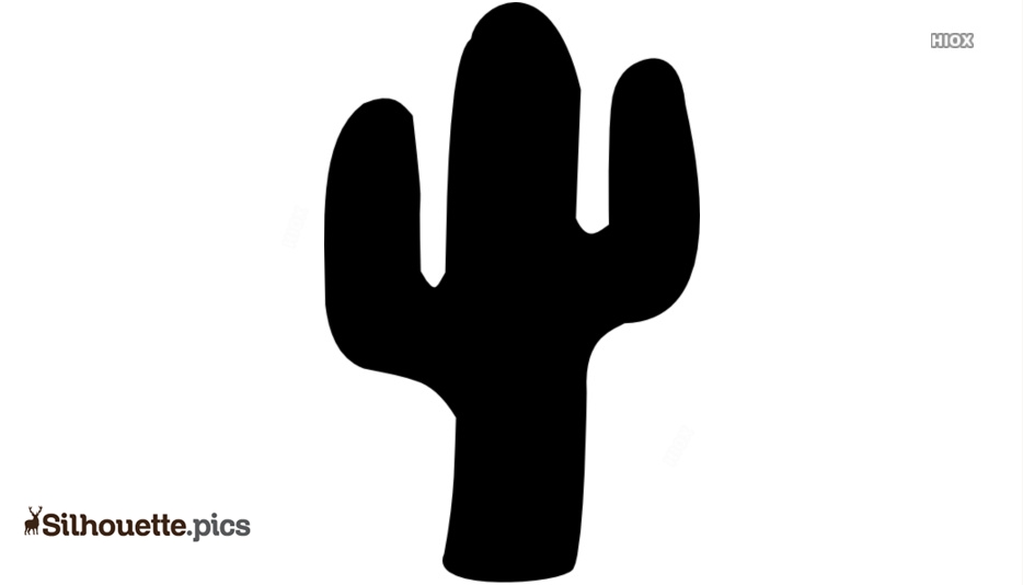 Detail Silhouette Simple Cactus Clipart Nomer 7