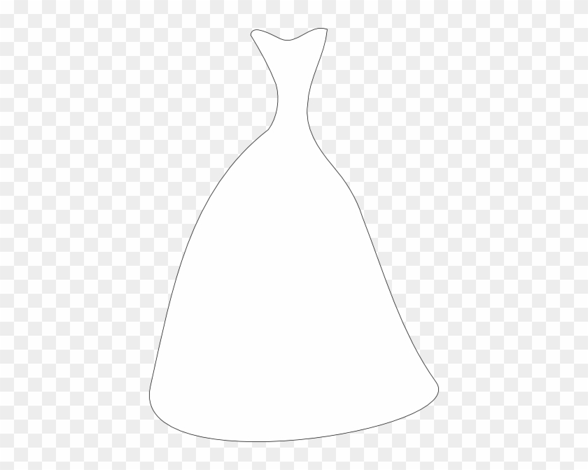 Detail Silhouette Wedding Dress Clipart Nomer 51