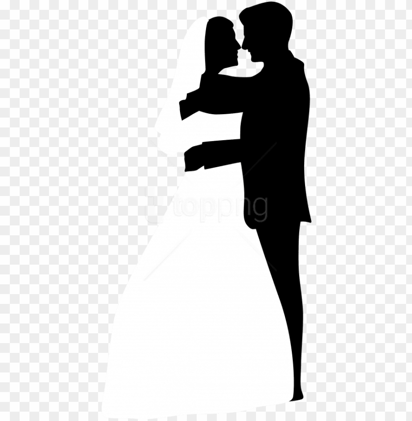 Detail Silhouette Wedding Png Nomer 32