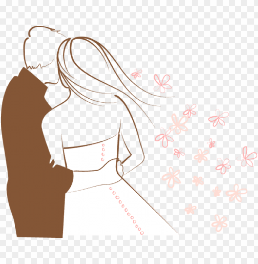 Detail Silhouette Wedding Png Nomer 44