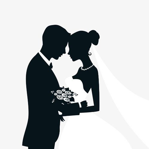 Detail Silhouette Wedding Png Nomer 6