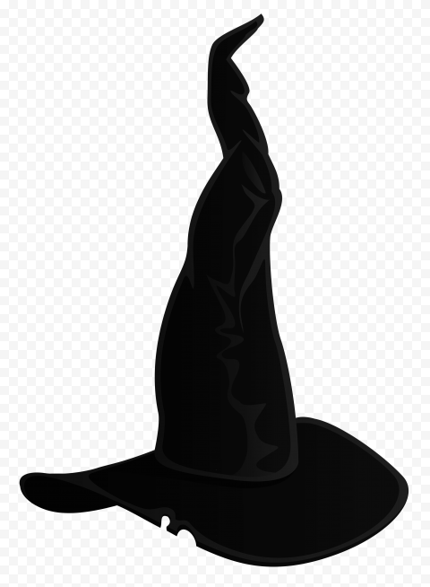 Detail Silhouette Witch Hat Clipart Nomer 10