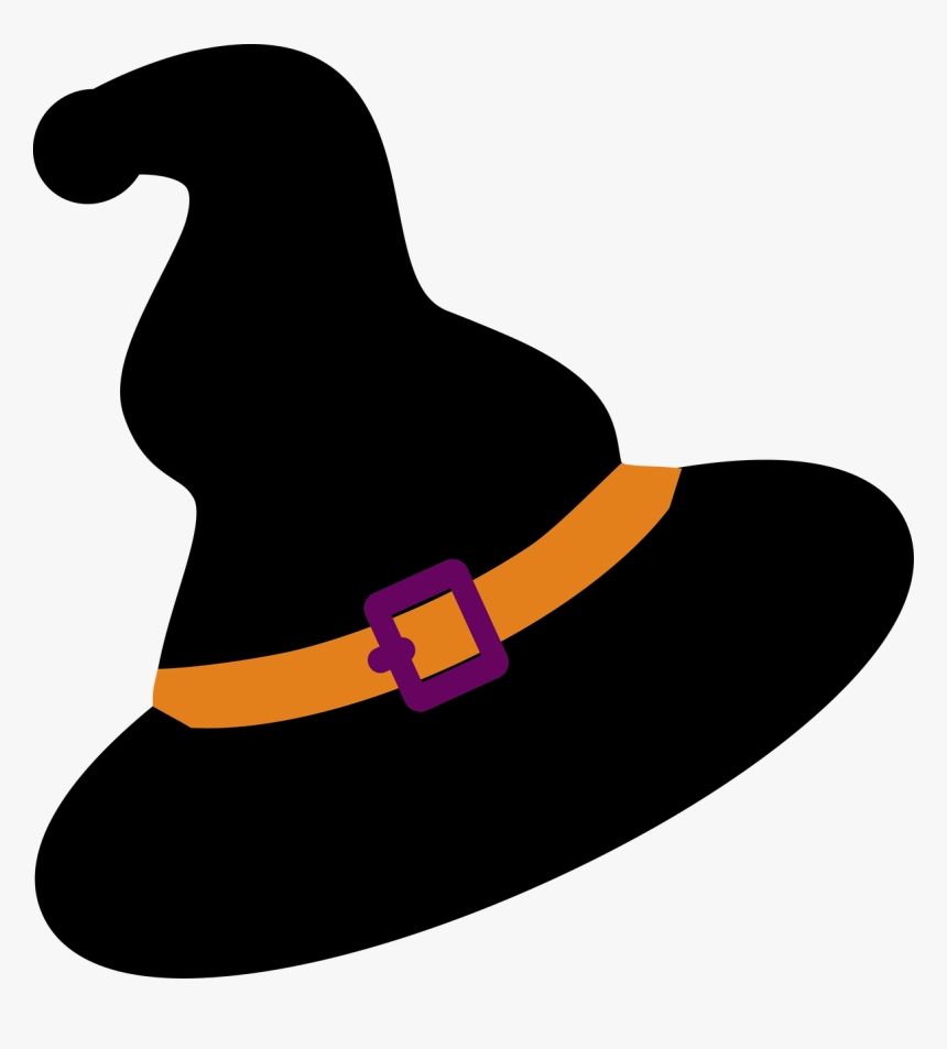 Detail Silhouette Witch Hat Clipart Nomer 11