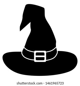 Detail Silhouette Witch Hat Clipart Nomer 20