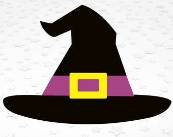 Detail Silhouette Witch Hat Clipart Nomer 22